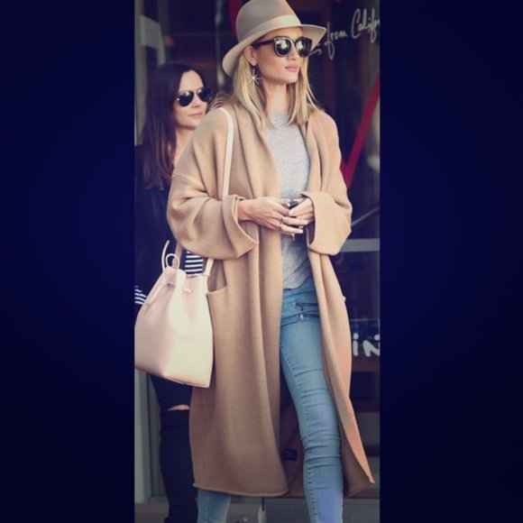 [SOLD] Babaton Thackeray Sweater Cardigan Coatigan Constant Camel - Picture 16 of 16